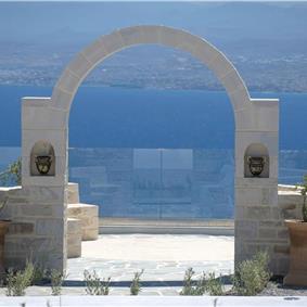 6 bedroom luxury villa with pool near Agia Pelagia, sleeps 12